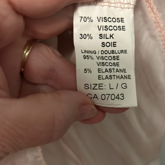 Blush pink silk top - Picture 4 of 4